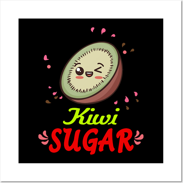 Kiwi Sugar Wall Art by RainasArt